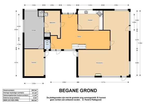 Floorplan - Hofdijck 90, 2341 NG Oegstgeest